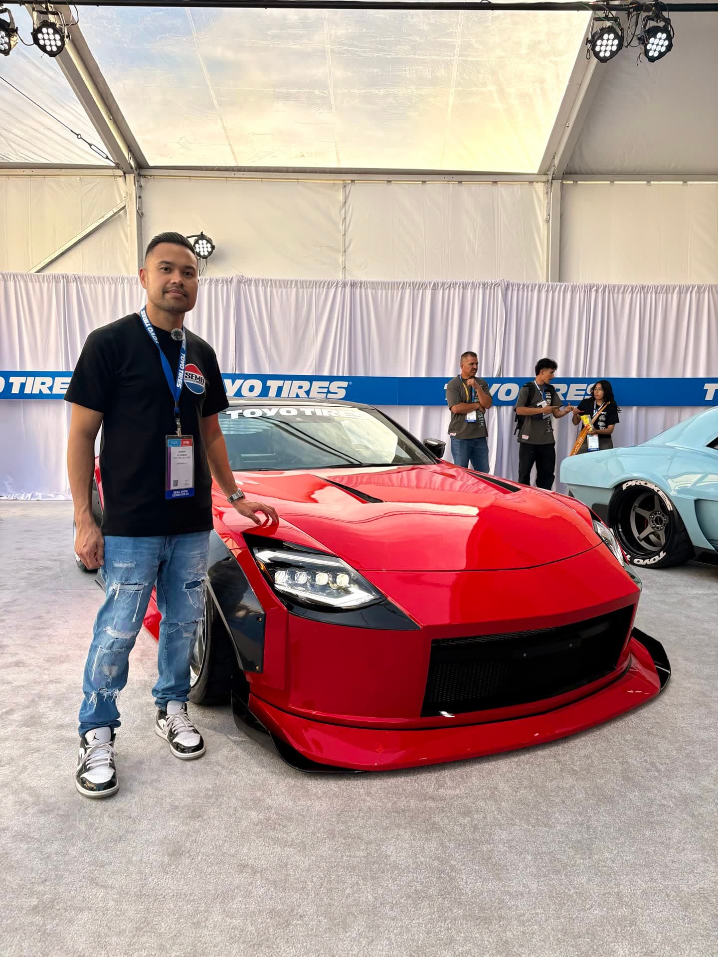 The Z front end at the Toyo Tires Treadpass at SEMA 2025